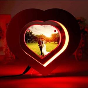 twin heart rotating lamp