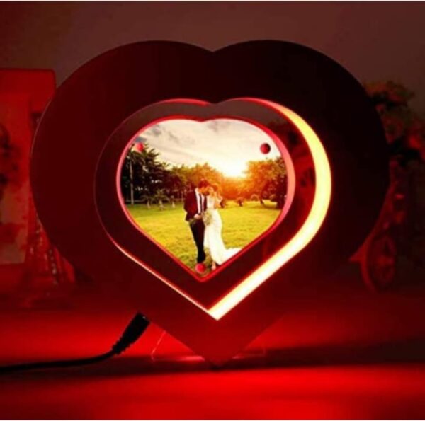twin heart rotating lamp