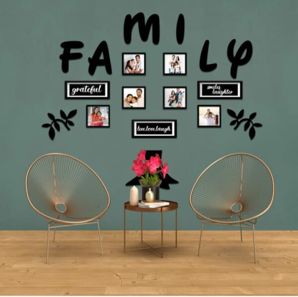 family wall collage frame